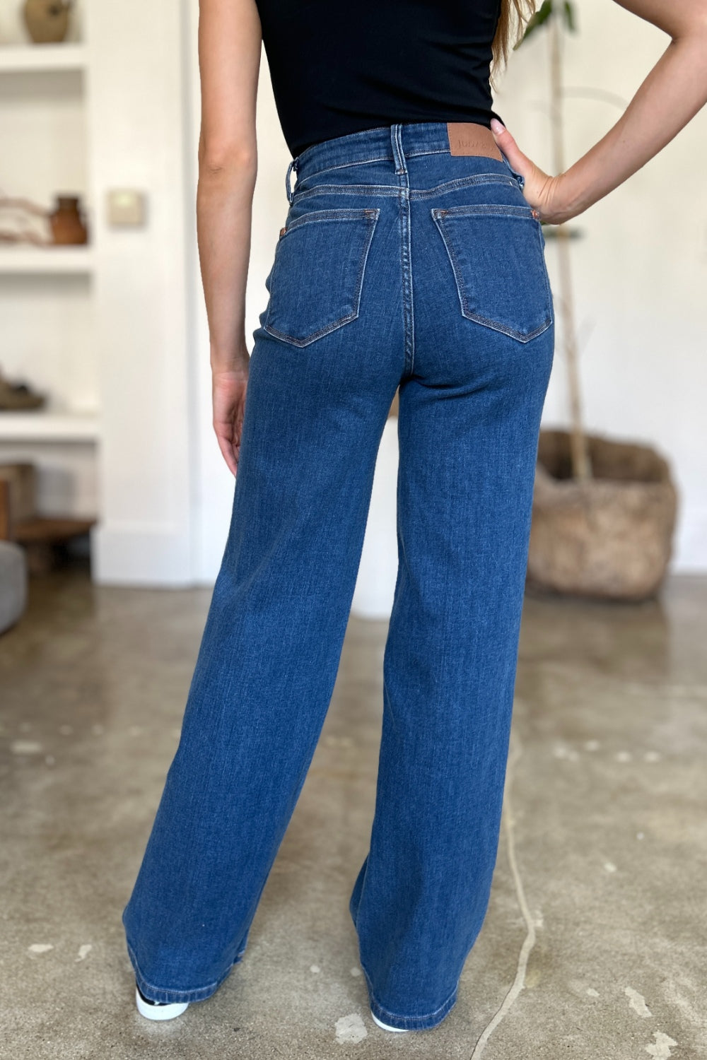 Judy Blue Full Size High Rise Straight Jeans | Daverri Fashions
