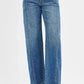 RISEN Mid Rise Fit Wide Baggy Jeans - DAVERRI FASHIONS