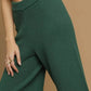 Umgee Textured Knit Wide Leg Pants - DAVERRI FASHIONS