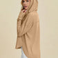 Double Take Full Size High-Low Dropped Shoulder Long Sleeve Hoodie - DAVERRI FASHIONS