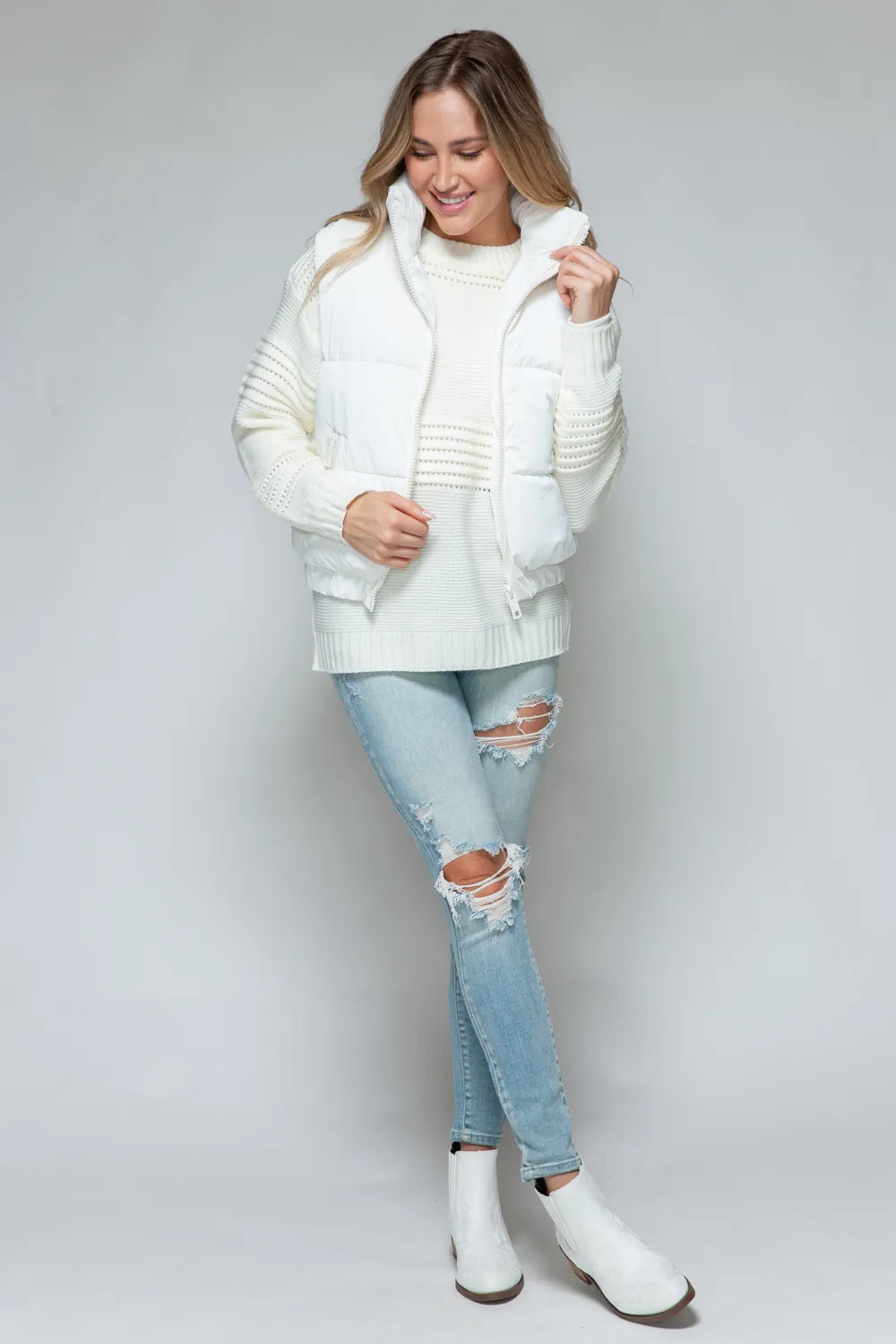 Snobbish Fine Fur Lining Quilted Vest | Vest Jackets Daverri Fashions