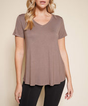 Bamboo Classic V Top MOCHA