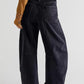 Raw Hem Wide Leg Jeans with Pockets - DAVERRI FASHIONS