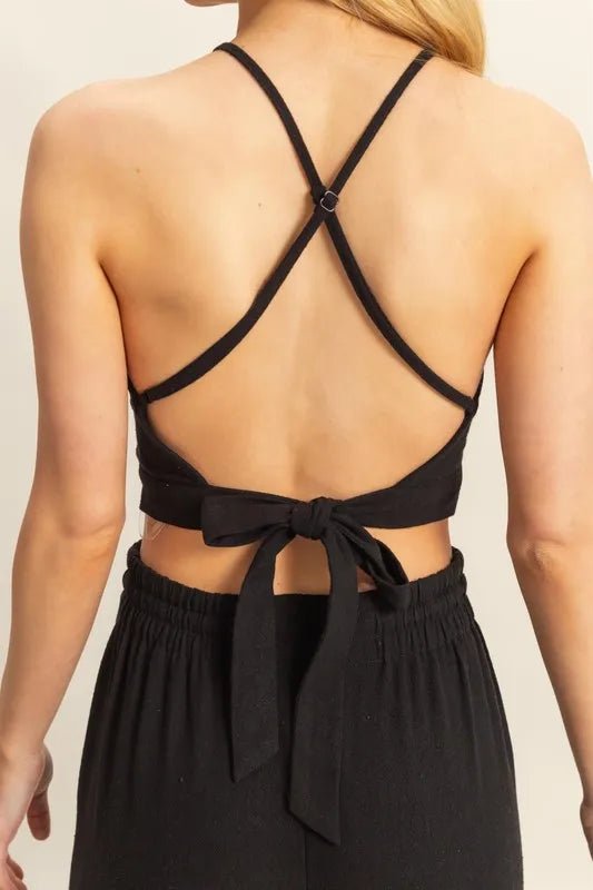 HYFVE Crop Top and Cargo Pants Set Outfit Sets