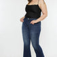Kancan Full Size Mid Rise Slim Flare Jeans - DAVERRI FASHIONS