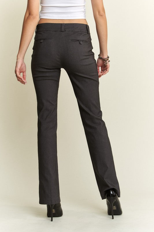 ADORA Regular Rise Slim Bootcut Pants Pants