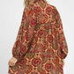 Umgee Boho Mix Paisley Babydoll Dress