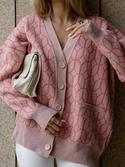 Button Up Long Sleeve Cardigan | Cardigans Daverri Fashions