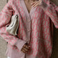Button Up Long Sleeve Cardigan - DAVERRI FASHIONS