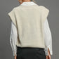 Umgee Oversized V Neck Vest