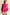 Davi & Dani Solid Color Batwing Sleeve Sweater Hot Pink M Sweaters