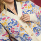 Umgee Floral Button-Up V-Neck Cardigan Cardigans