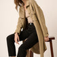 Mittoshop Acid Wash French Terry Longline Shacket Taupe Shackets