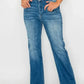 bytos Full Size Distressed High Rise Jeans with Pockets - DAVERRI FASHIONS