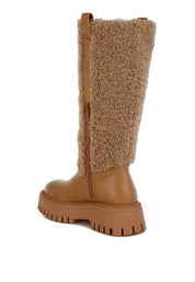 Lapland Fur Detail Calf Length Boots | Boots Daverri Fashions