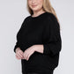 Zenana Plus Batwing Sleeve Knit Top-Casual Comfort Shirts & Tops