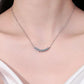 1.4 Carat Moissanite 925 Sterling Silver Necklace - DAVERRI FASHIONS