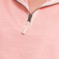 Zenana F/terry Pigment Dye & Enzyme Washing Half Zip Top Tops