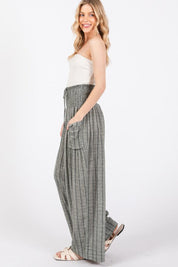 SAGE + FIG Cotton Gauze Wash Stripe Pants Pants