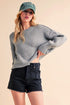 Regina Sweater HEATHER GRAY S