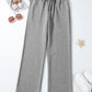 Gray heathered Daverri Fashions drawstring sweatpants with pockets