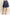 ADORA Elastic Waist Wide Leg Denim Shorts Denim Shorts