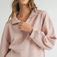 MABLE Half Zip Sweatshirt and Shorts Set