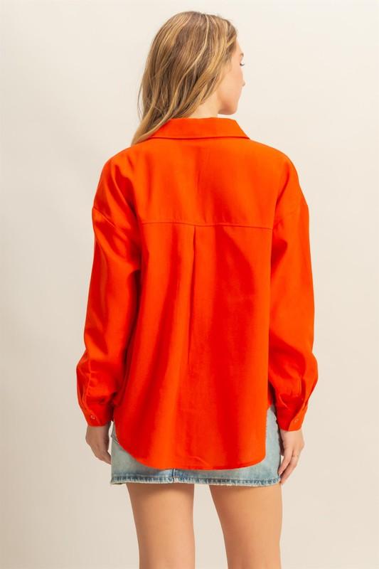 HYFVE Sand Washed Relaxed Long Sleeve Shirt Shirts