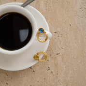 18K Gold-Plated Post Back Earrings | Earrings Daverri Fashions