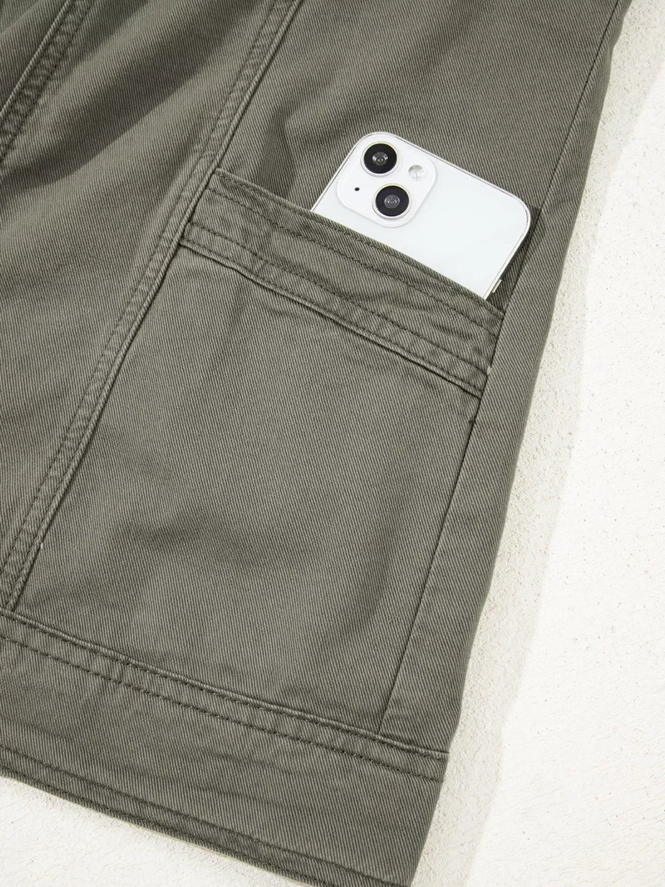 Ruffled Patchwork Denim Jacket Vest - DAVERRI FASHIONS