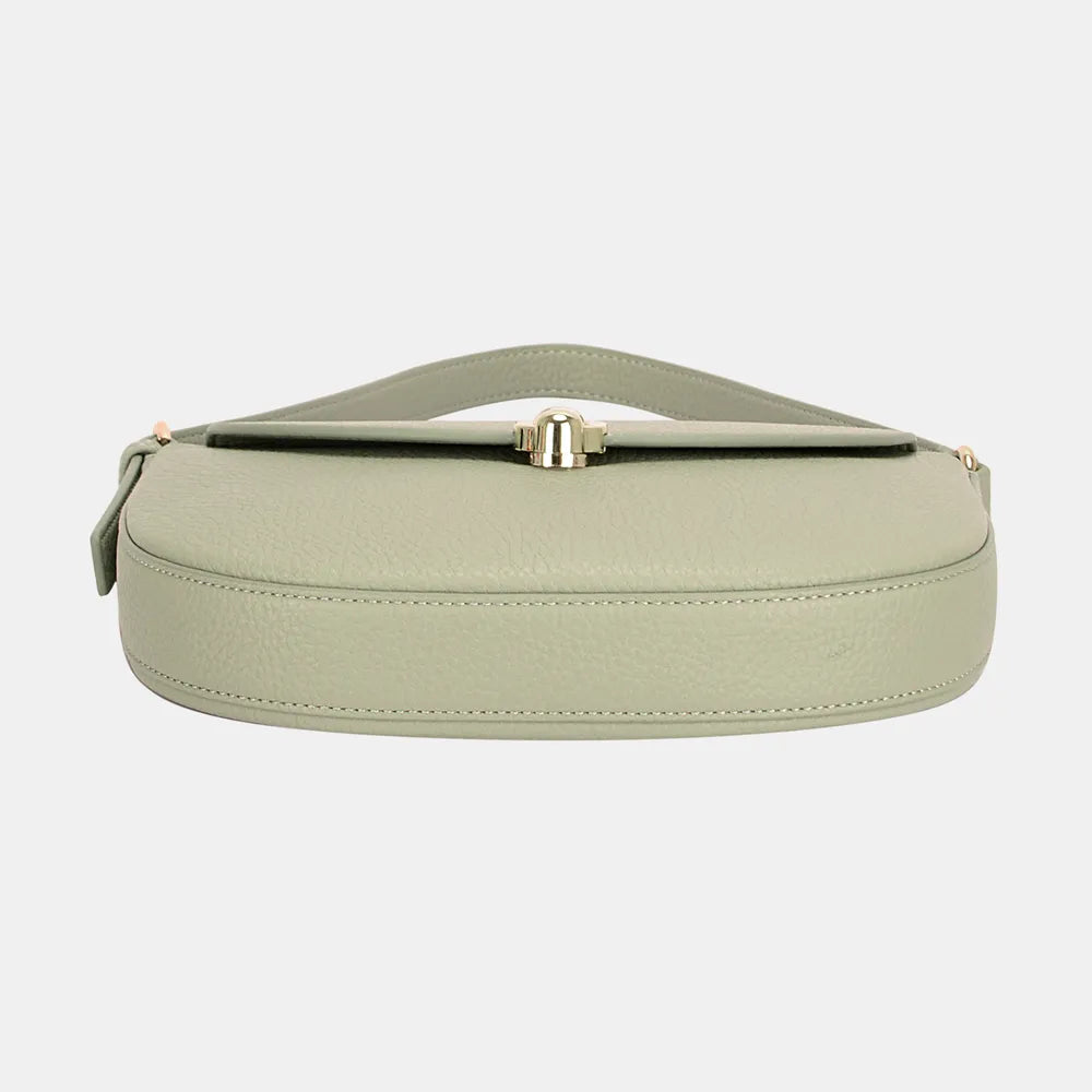 David Jones Metal Buckle Shoulder Bag | Handbags Daverri Fashions