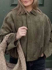 Zip Up Oversized Jacket | Jackets Daverri Fashions