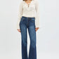 RISEN Full Size Tummy Control Mid Rise Flare Jeans Plus Size
