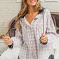 BiBi Casual Check Shirts With Hood Tops