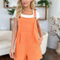 Double Take Full Size Textured Shortalls Shortalls