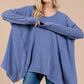 Ces Femme Asymmetrical Long Sleeve top - DAVERRI FASHIONS