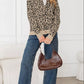 Leopard Drop Shoulder Chunky Knitted Cardigan - DAVERRI FASHIONS