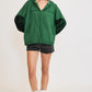 Umgee Sequined French Terry Jacket