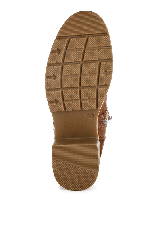 Tigris Microfiber Zipper Boots | Boots Daverri Fashions