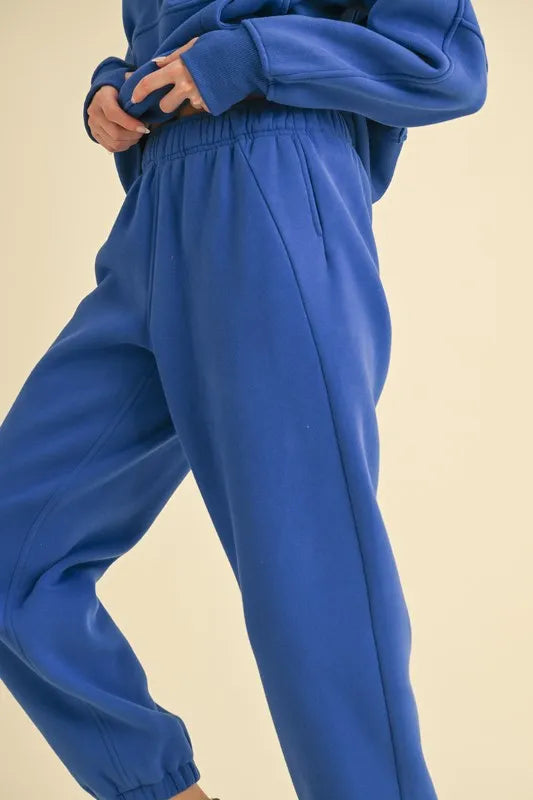 Aemi+Co Drawstring Elastic Waist Joggers
