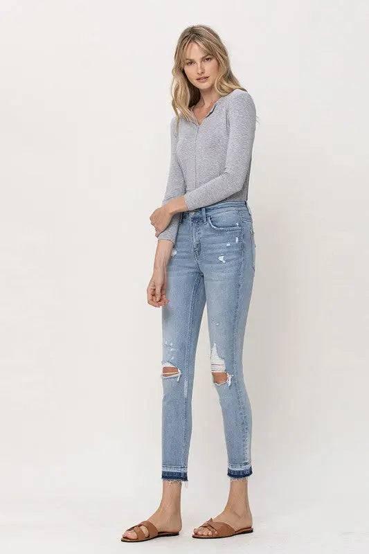 Mid-Rise Crop Skinny Jeans Jeans