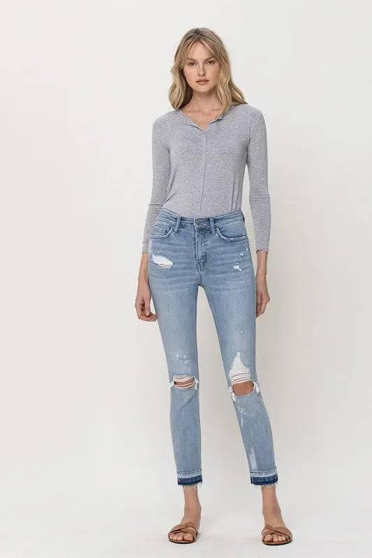 Mid-Rise Crop Skinny Jeans Jeans