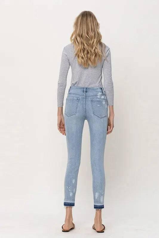 Mid-Rise Crop Skinny Jeans Jeans