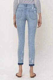 Mid-Rise Crop Skinny Jeans Jeans