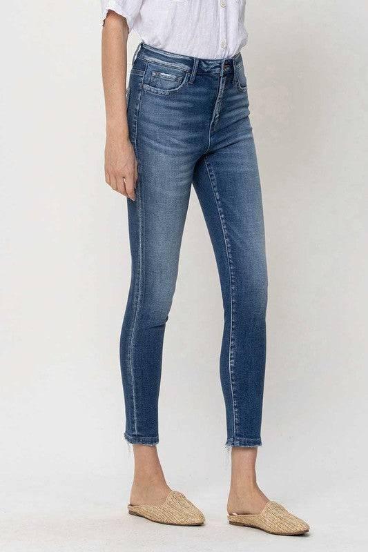 Flying monkey high rise crop skinny Jeans