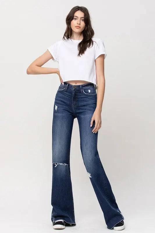 Women's Stretch High Rise Distressed Jeans Jeans