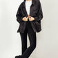 Oversized button-down satin shirt Shirts & Tops