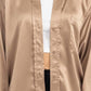 Oversized button-down satin shirt Shirts & Tops