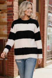 Downtown Darling Wide Stripe Sweater | Daverri Fashions