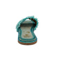 Juana Woven Sandals in Aqua Blue Sandals